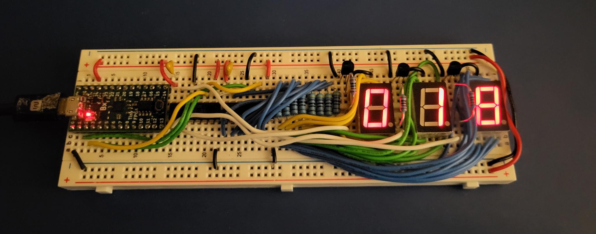 Time-Multiplexed Seven Segment Circuit